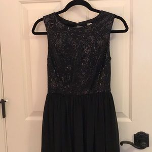 Black maxandxleo Sequin Dress with Open Back